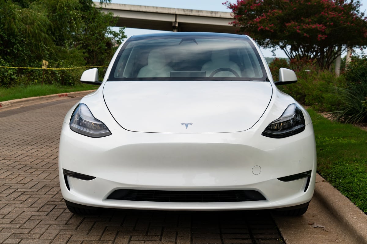 Tesla Model Y front view Austin