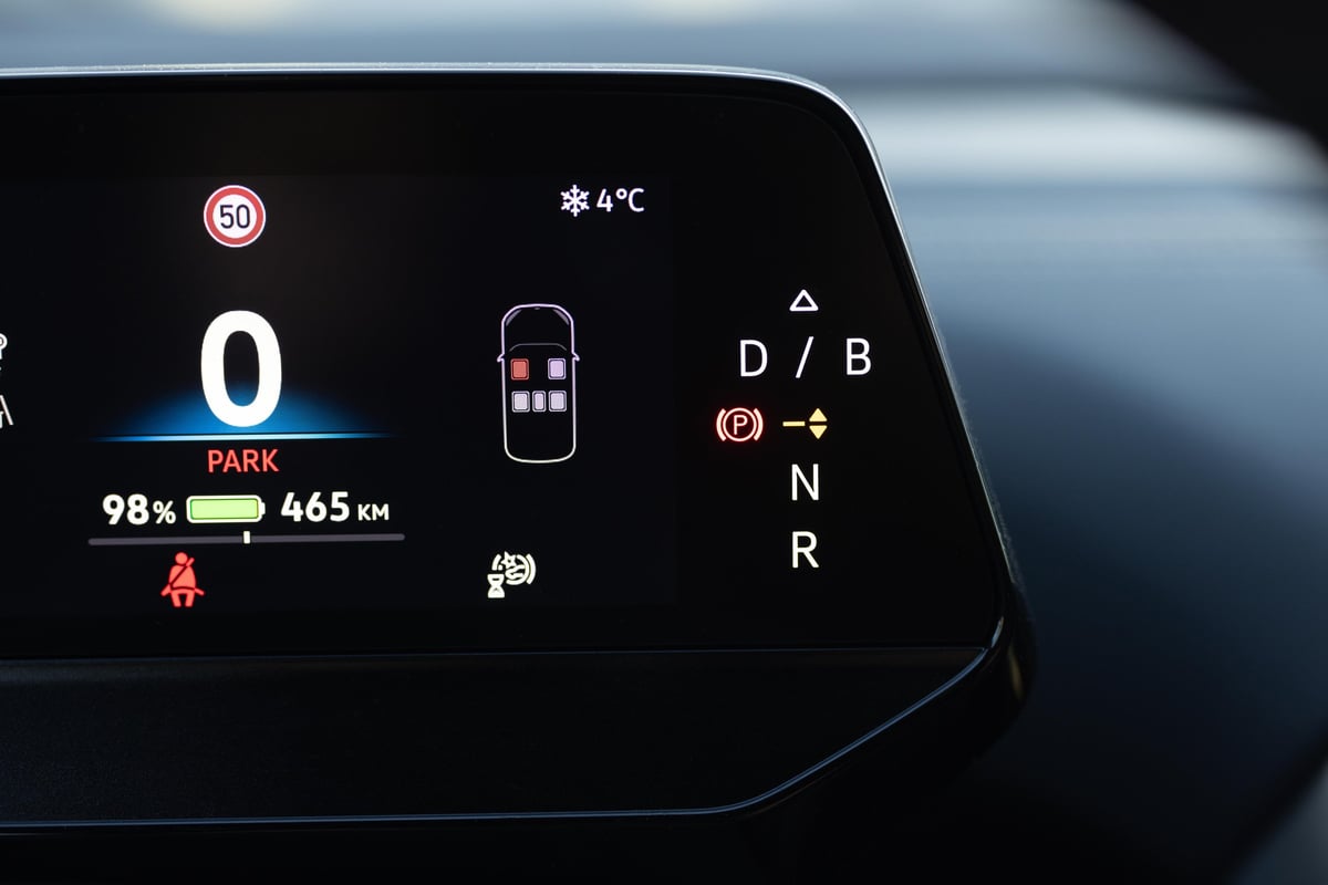 Tesla Model Y digital display