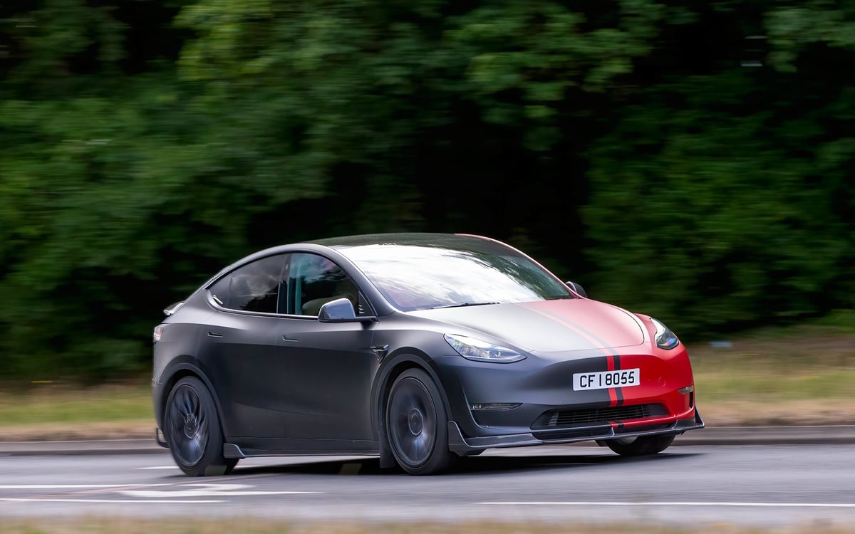 Tesla Model Y performance on road